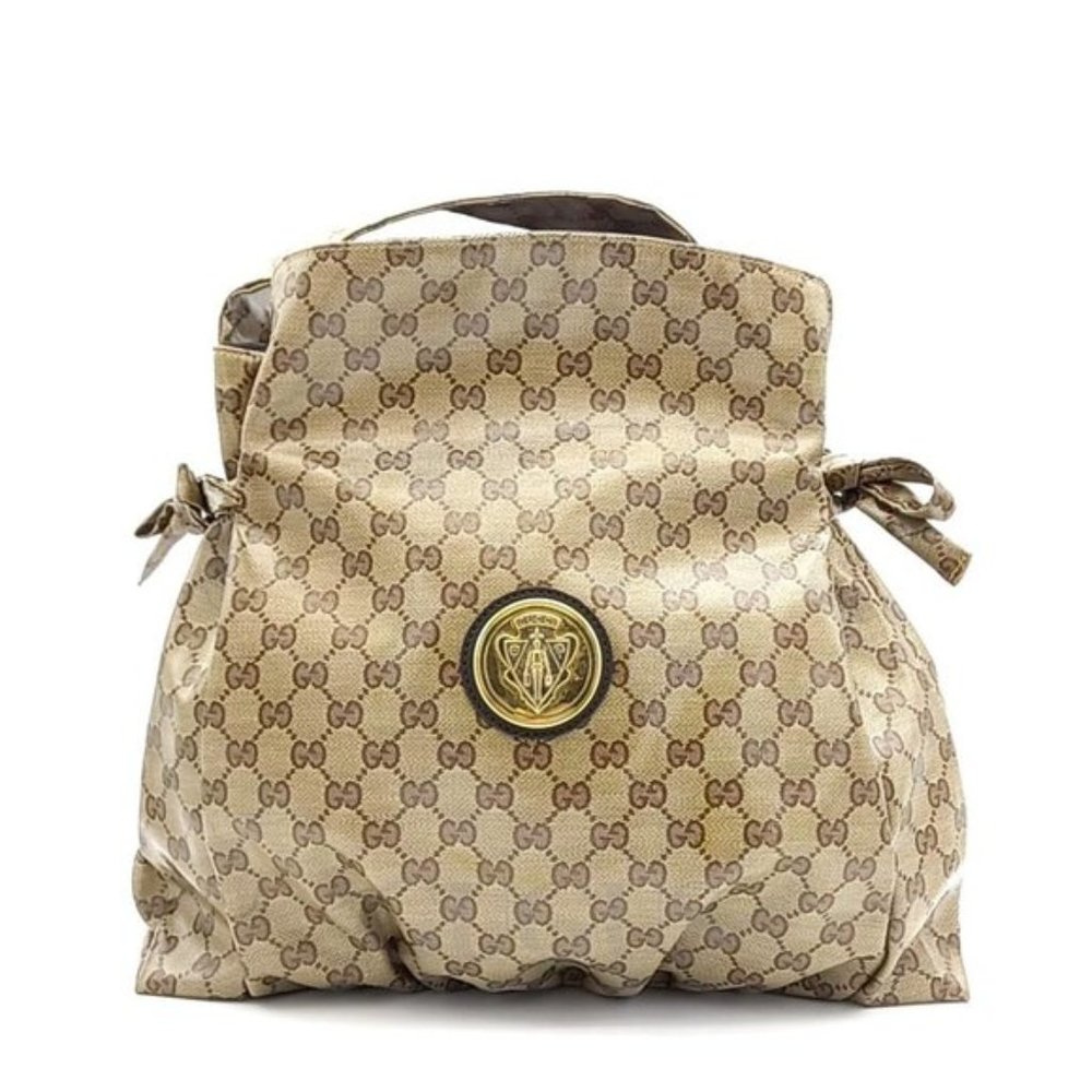 Gucci Hysteria Crest Drawstring Hobo / Shoulder Bag